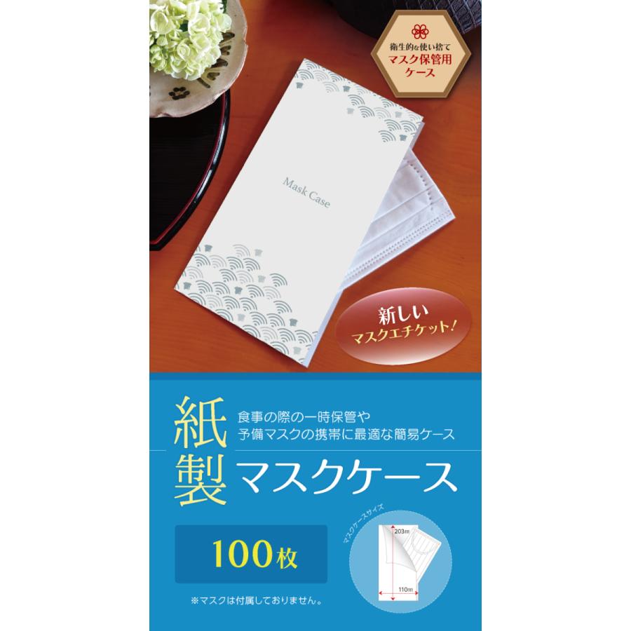 日本製 紙製 マスクケース 和柄 波千鳥 100枚 マスク ケース 紙 使い捨て 上質紙 Gpcase007 1 1 ジーピーセンターオンライン 通販 Yahoo ショッピング