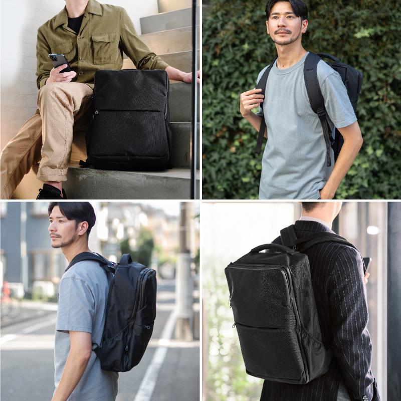 【美品】肩の負担を軽減するバックパック　fixpac 和の知恵がバックパックを進化。負担を減らす「FIXPAC」は姿勢も