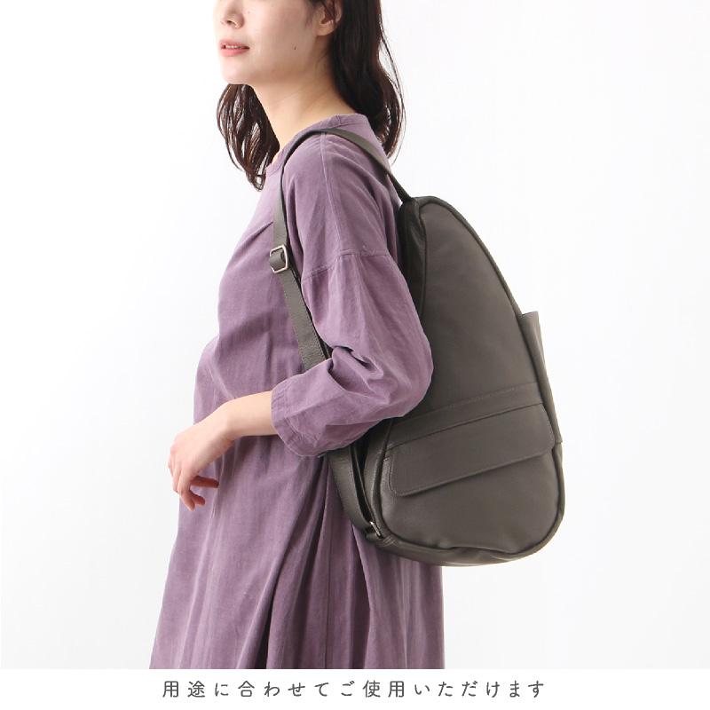 ショルダーバッグ レディース メンズ 斜めがけ ワンショルダー ボディバッグ 軽量 ヘルシーバックバッグ HEALTHY BACK BAG レザー Sサイズ 抗菌仕様モデル｜gpecoe｜08