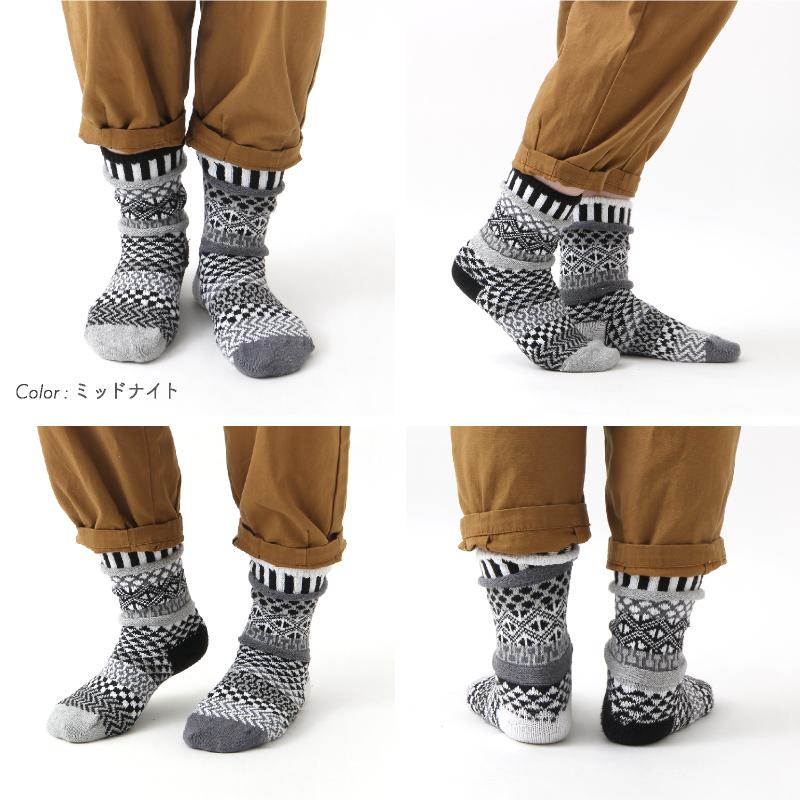 《メール便可 3足まで》solmate socks ソルメイトソックス クルーソックス Crew socks 靴下 アシンメトリ― ソックス | SOLMATE SOCKS | 04