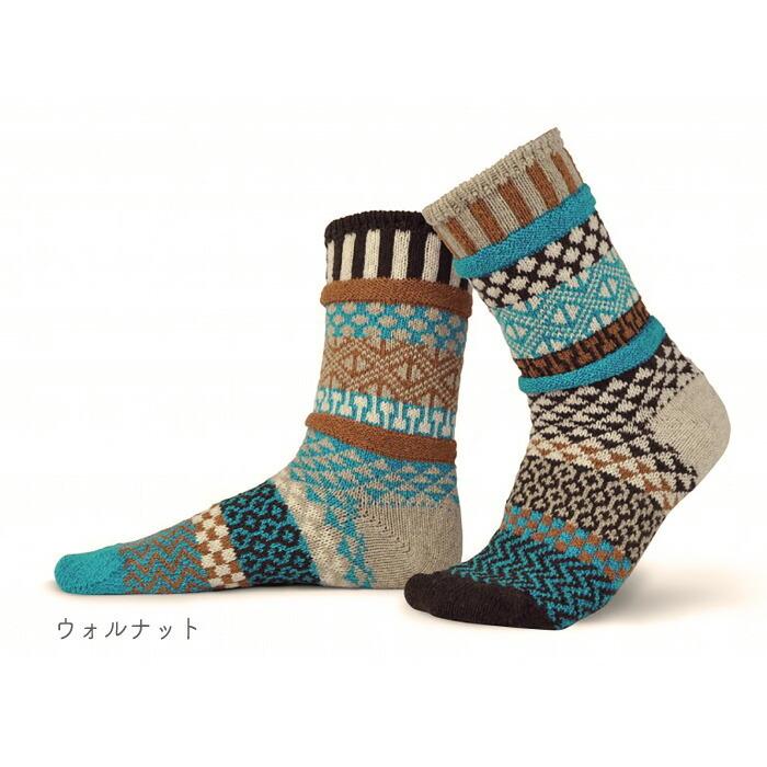 《メール便可 3足まで》solmate socks ソルメイトソックス ウール クルーソックス Wool Crew socks 靴下 アシンメトリー ソックス｜gpecoe｜13