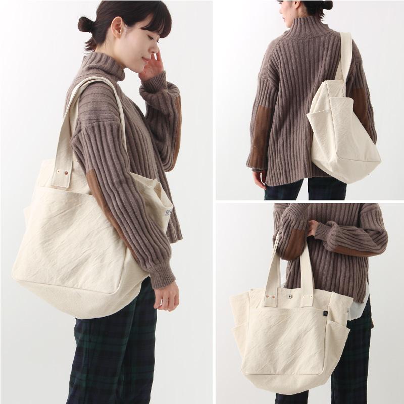 トートバッグL 【倉敷帆布×本革】 倉敷帆布 VDLC ワークトートバッグ Lサイズ : リココチ ヤフー