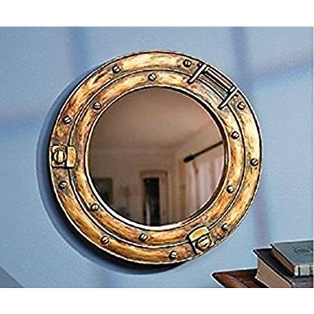 特別価格Scorpion's Nautical Ship Porthole Mirror Wall Decor 11 1/2 inch Diameter好評販売中