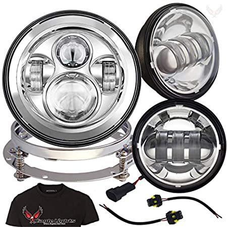 CUSTOM CHROME ハーレー用ヘッドライトASSY-