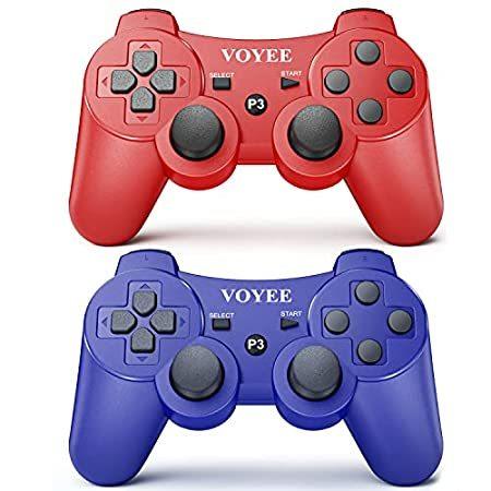 ゲーム XBOX PCVOYEE Wireless Controller Compatible with Playstation 3, Pack PS3 Control＿並行輸入品