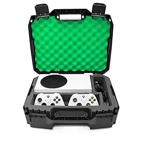 ゲーム XBOX PCCASEMATIX Hard Shell Travel Case Compatible with Xbox Series S Console, Con＿並行輸入品