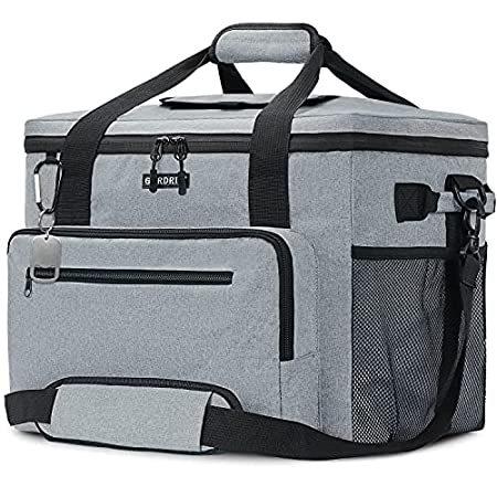 入荷中 Bag Cooler Large 特別価格GARDRIT - 販売中 アウトドア キャンプ Leak-Pr Box, Lunch Insulated Collapsible Cans 60 クーラーボックス