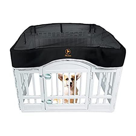 セール 価格 価格 犬プレイペンメッシュトップカバーはペットを防止し続けてい