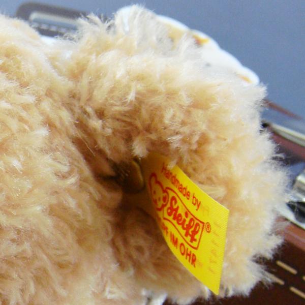 steiff fynn teddy bear in suitcase
