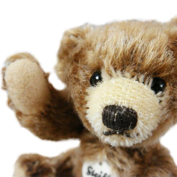 シュタイフ Steiff ミニテディベア ブラウンチップド 10cm Mini Teddy bear 40023 くま ぬいぐるみ 熨斗不可｜gport｜03