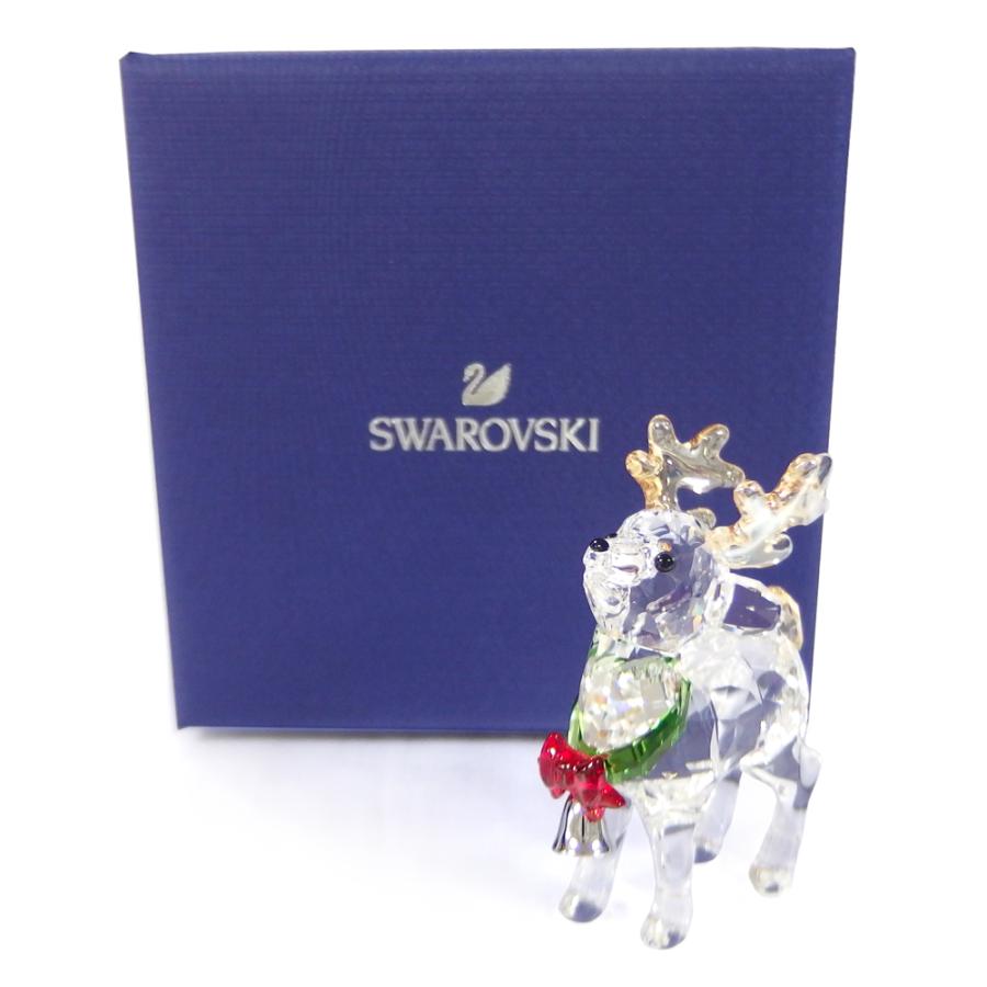 スワロフスキー SWAROVSKI クリスタル フィギュア サンタのトナカイ #5532575 クリスマス インテリア 置物 送料無料 在庫限り｜gport｜05