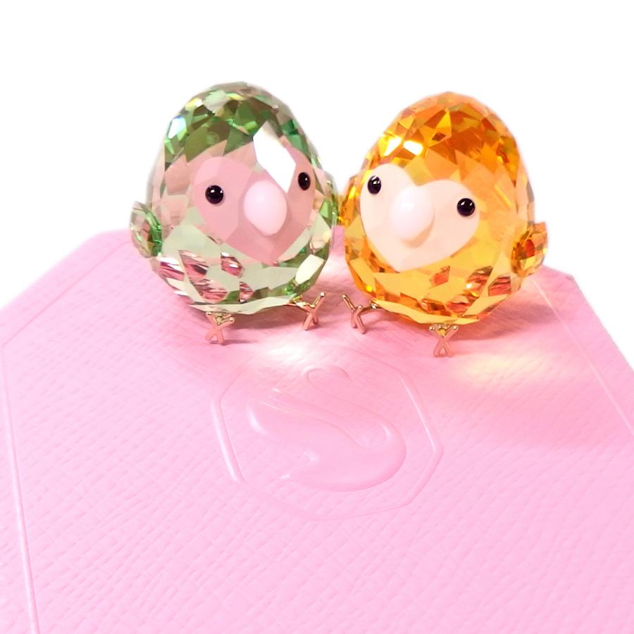 スワロフスキー　置物　ラブバード　クリスタル All you Need are Birdsラブバード | Swarovski