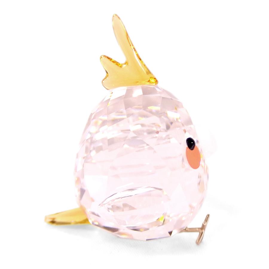 【新品✨️】SWAROVSKI　スワロフスキー　ピンク　オカメインコ SWAROVSKI スワロフスキー クリスタル フィギュア All you Need