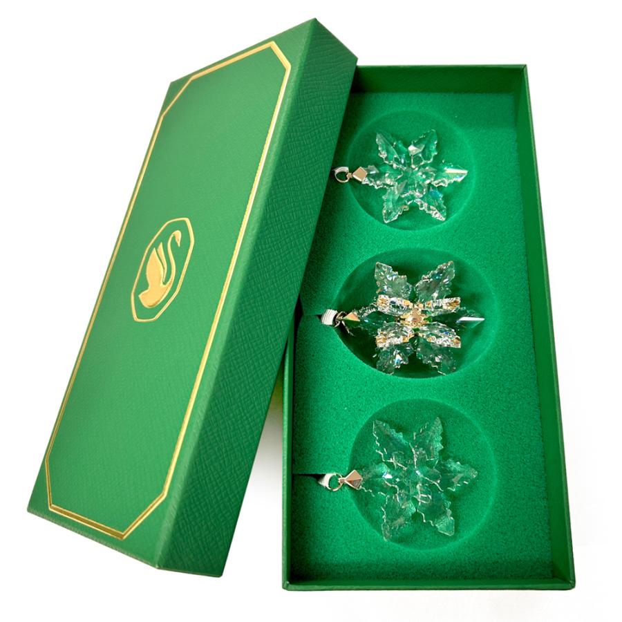 スワロフスキー　クリスマス　オーナメント　３個セット 楽天市場】スワロフスキー 2024年限定品 3D オーナメントセット