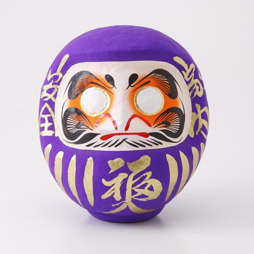 紫の福だるま 健康長寿 品格向上 祈願成就 至高など カラーだるま 紫 7号 サイズ 24cm 福入だるま 高崎だるま ダルマ 達磨 D Cp7 蓄光堂 Yahoo 店 通販 Yahoo ショッピング