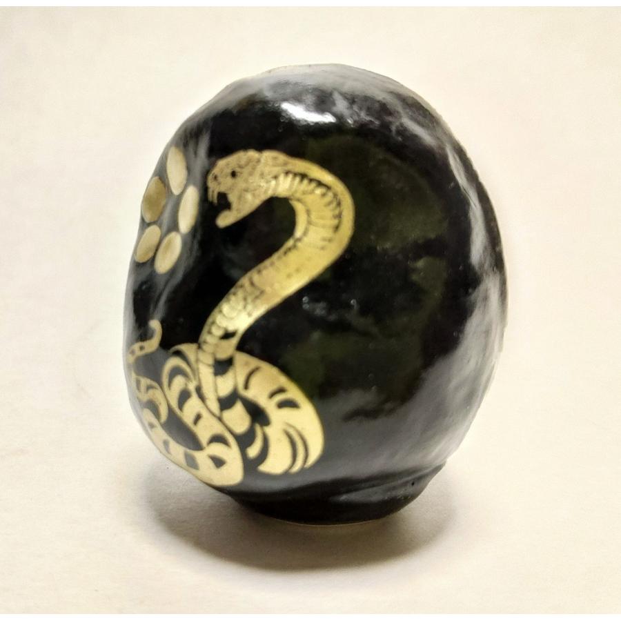 巳年 干支 達磨 ヘビ 蛇 へび年だるま 黒 0号 ミニサイズ 4.5cm 高崎