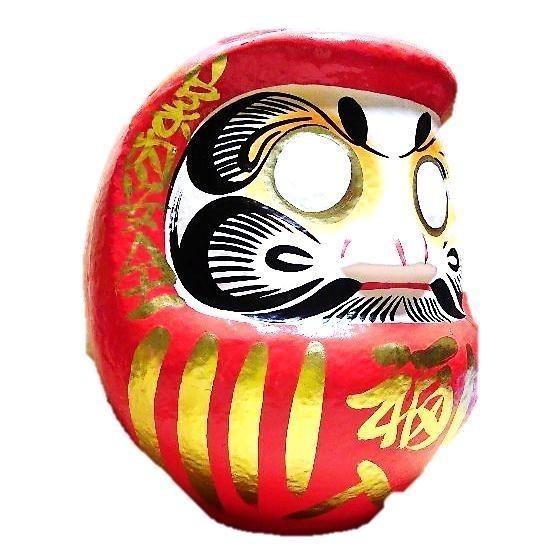 大願成就 開運 願掛け 運気上昇 招福祈願の縁起物 福だるま 赤 15号