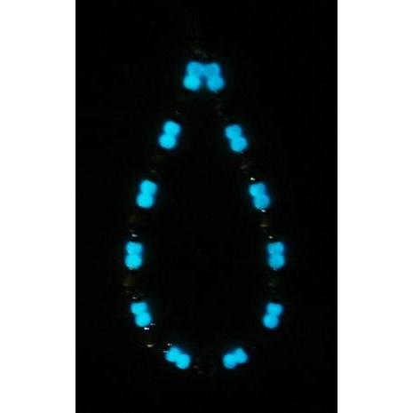 蓄光ビーズ ストラップ 蛍 ディープパープル 光るストラップ 高輝度 蓄光ビーズ使用 Gp Kp Dp 蓄光堂 Yahoo 店 通販 Yahoo ショッピング