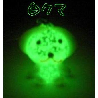 蓄光ガラス ストラップ シロクマ 蓄光 夜光 光る 白くま 携帯ストラップ Enish E Designweb Jp