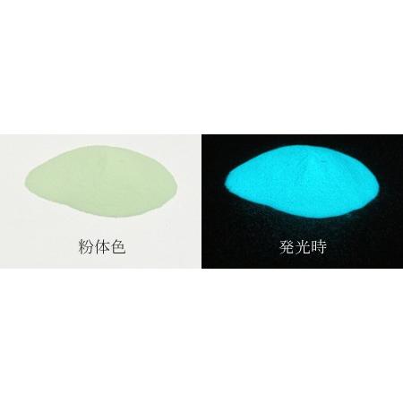 高輝度 蓄光顔料 蓄光パウダー ブルー発光 10g 蓄光スライム 夜光 粉末