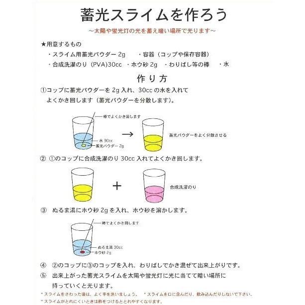 スライム用 蓄光パウダー グリーン 100g エコノミータイプ 蓄光 光るスライム Slime G100 蓄光堂 Yahoo 店 通販 Yahoo ショッピング