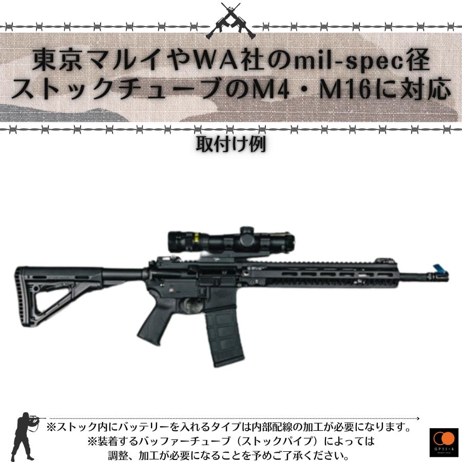 GPリテール MAGPUL リアル刻印 CTRカービンストック レプリカ M4 M16等に対応 取り外し可能なラバー製バットパッドにも刻印 (0.7インチ, ブラック) |  | 04