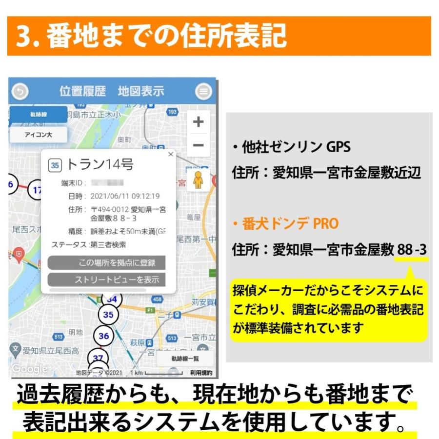 海外正規品激安通販 GPS 発信機 【番犬ドンデPRO6ヶ月】超 小型 追跡 浮気 歴代最高GPS性能 車 GPSトラッカー ケース 磁石付 車両取付 契約不要