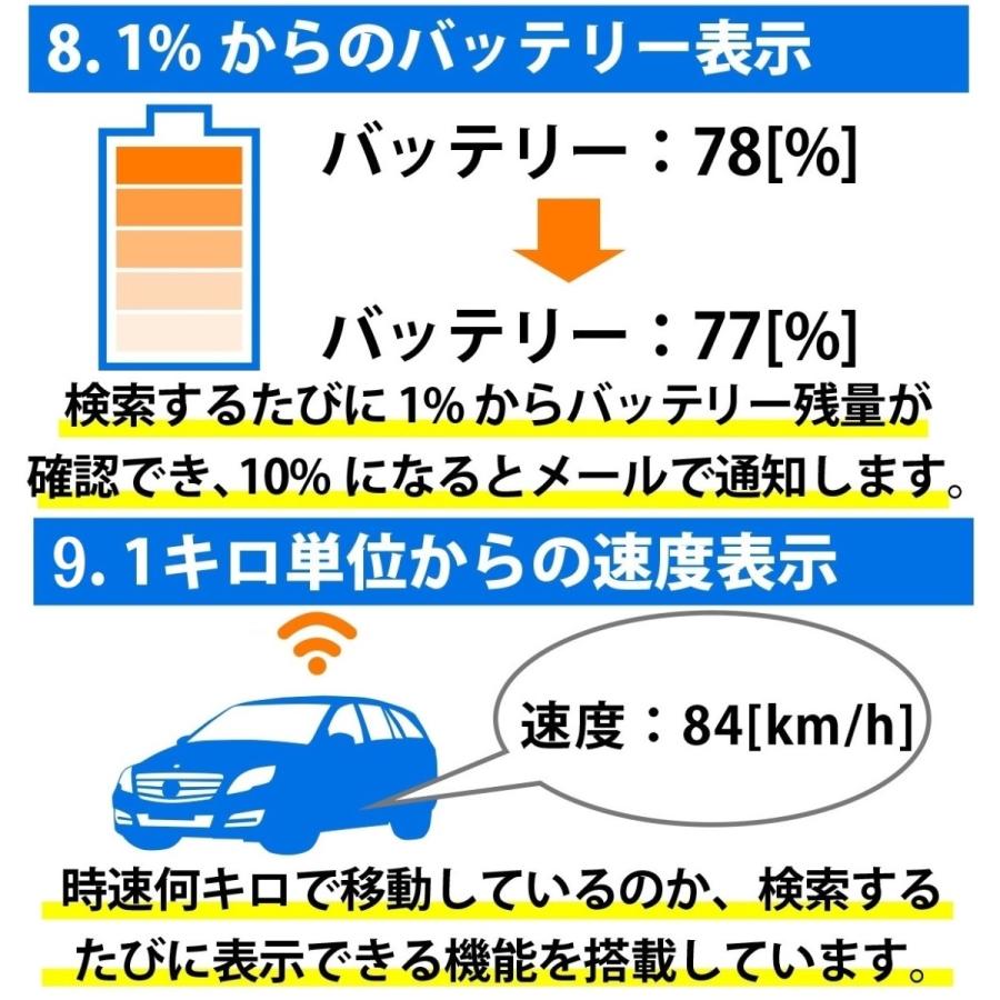 6カ月無制限 GPS 発信機 追跡 車両取付 浮気10秒検索 プロ 探偵用 リアルタイム GPSトラッカー 車両取付 契約不要 【次世代型GPS 10000mAhバッテリー】｜gpstoran｜12