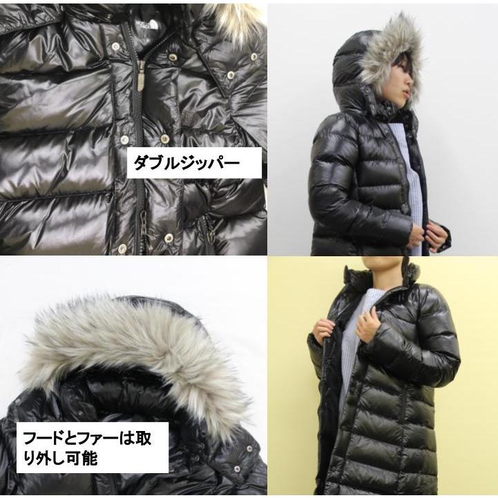 ノースフェイス ダウンコート レディース ダウンジャケット フード The North Face ブラック グレー Ndw St Kingラーナーズ 通販 Yahoo ショッピング