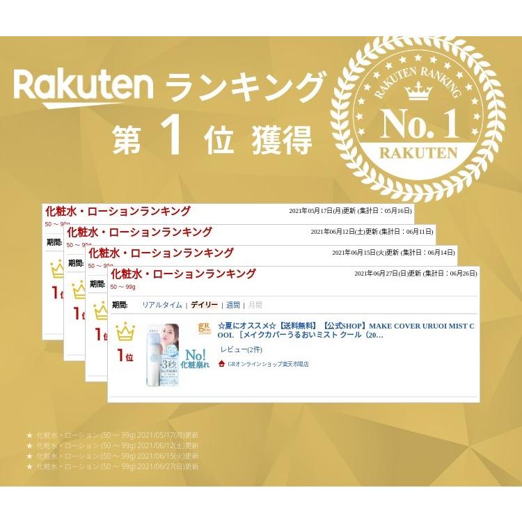 化粧崩れ メイク崩れ マスク 化粧 つかない 崩れない 蒸れ 化粧直し 汗崩れ 皮脂 化粧崩れ防止スプレー メイクカバーうるおいミスト クール Da Grオンラインショップyahoo 店 通販 Yahoo ショッピング