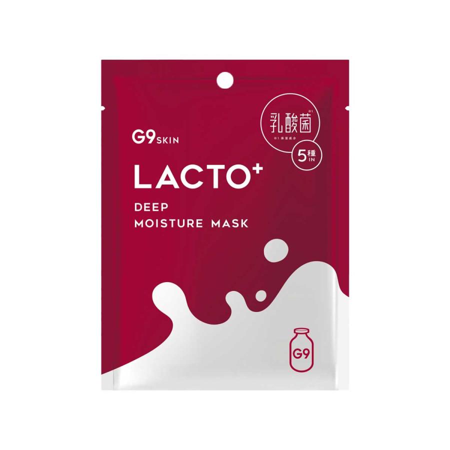 G9SKIN 【公式】G9 LACTO+ DEEP MOISTURE MASK 22mL 6枚入り シート