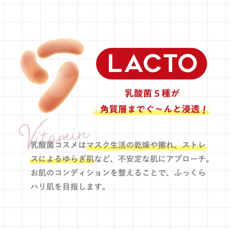 G9SKIN 【公式】G9 LACTO+ DEEP MOISTURE MASK 22mL 6枚入り シート