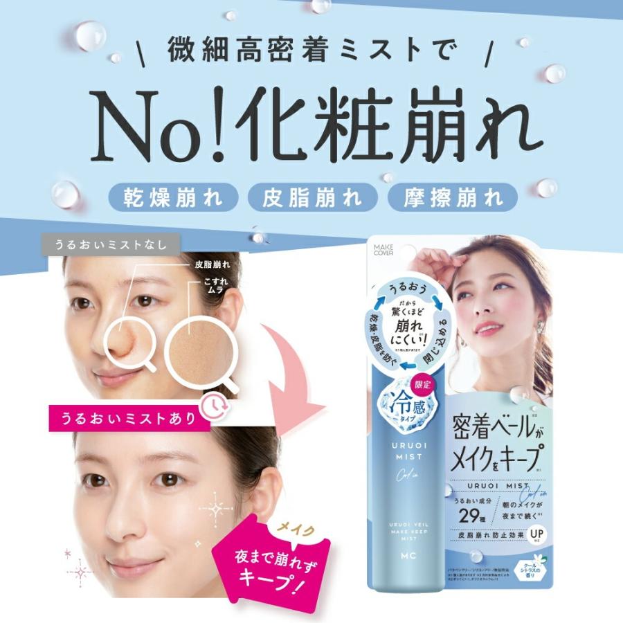 MAKE COVER 【公式】メイクカバーうるおいミストCOOL 65g クール+