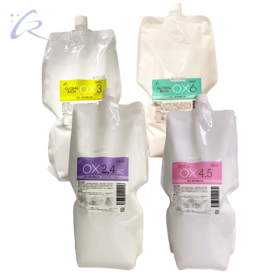 リッチオキシ6 00ml 5袋以上送料無料 高品質低価格 ヘアカラー2剤 染毛剤 業務用 クリームタイプ 自社工場直販 Ox6 A Grストア 通販 Yahoo ショッピング