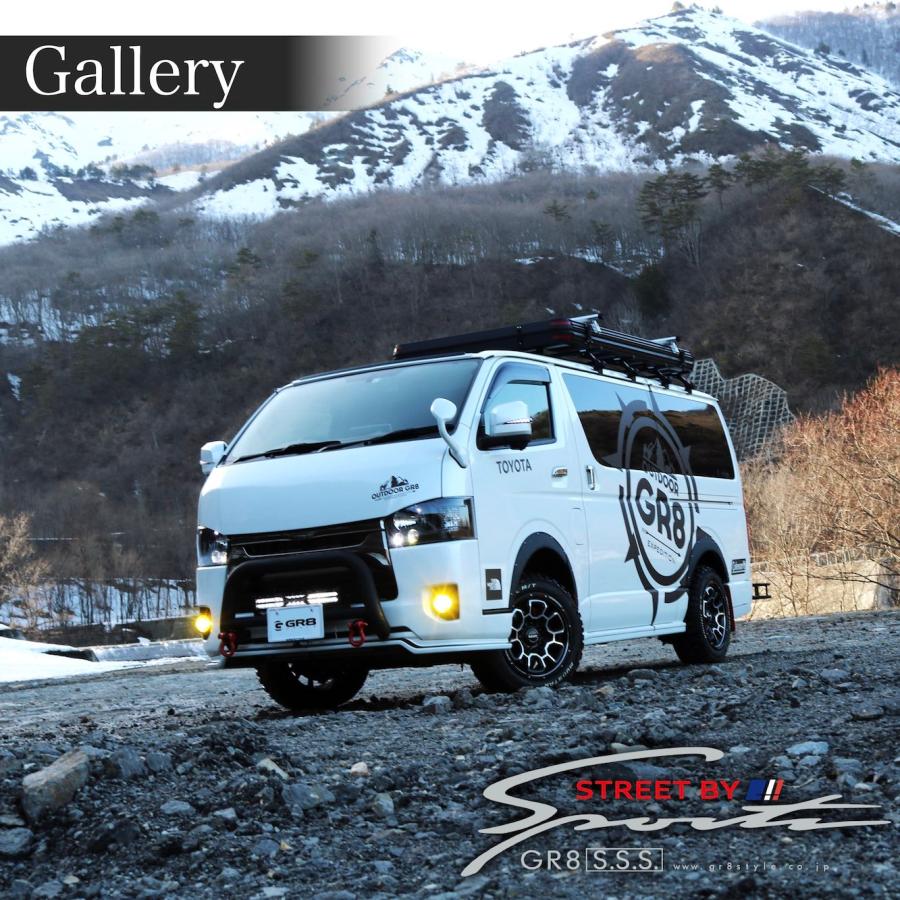 塗装済み》ハイエース GR8 フロントハーフスポイラーVer2 エアロ 塗装済み》ハイエース GR8 フロントハーフスポイラーVer2 エアロ