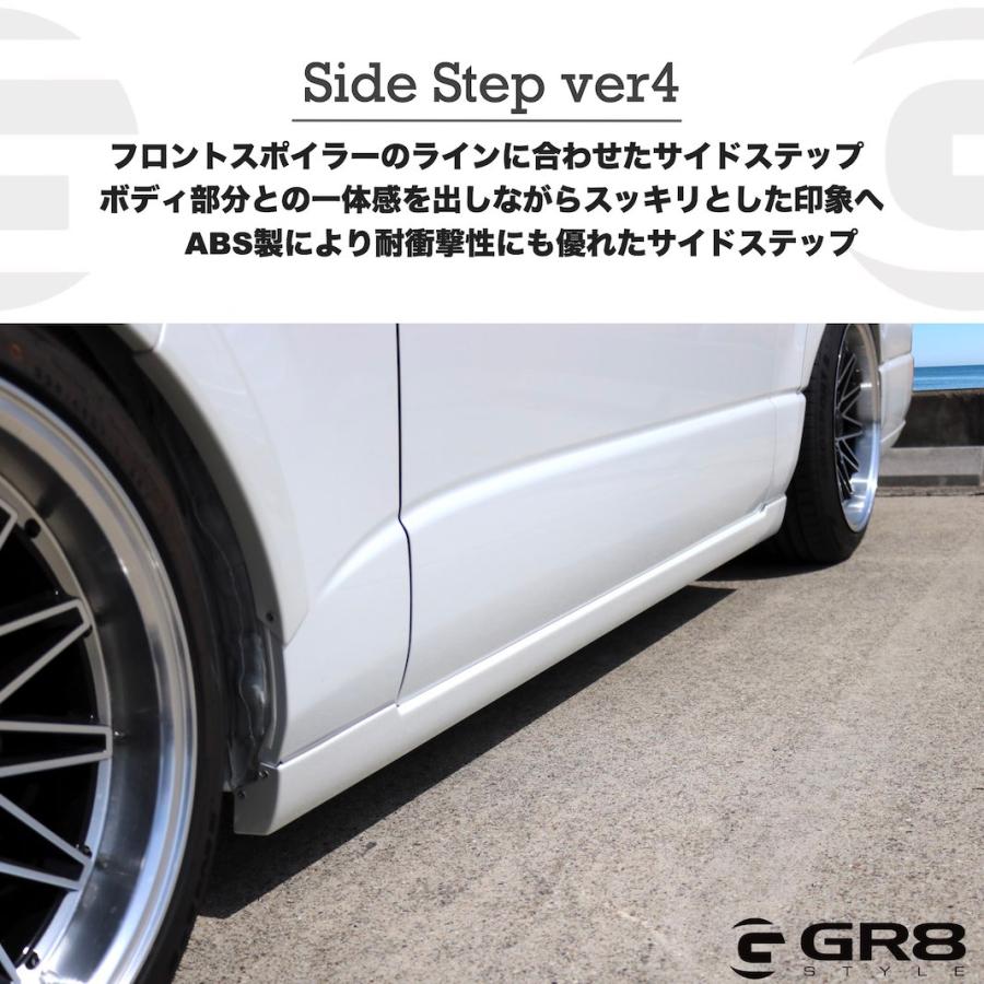 送料無料》GR8 エアロセットver3セット 【未塗装】 ハイエース エアロ