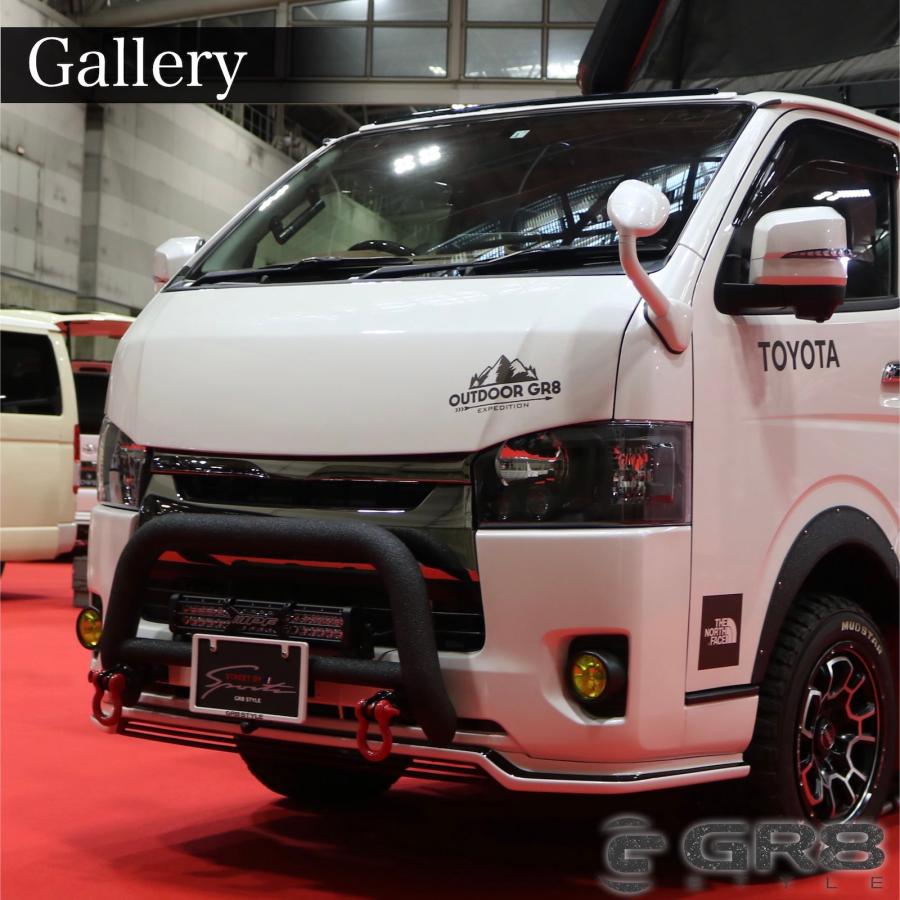 ※送料込み‼️トヨタ ハイエース　標準　パールブラック エアロパーツ 未使用 S・S・S》フロントハーフスポイラー Ver.2 【標準ボディ用