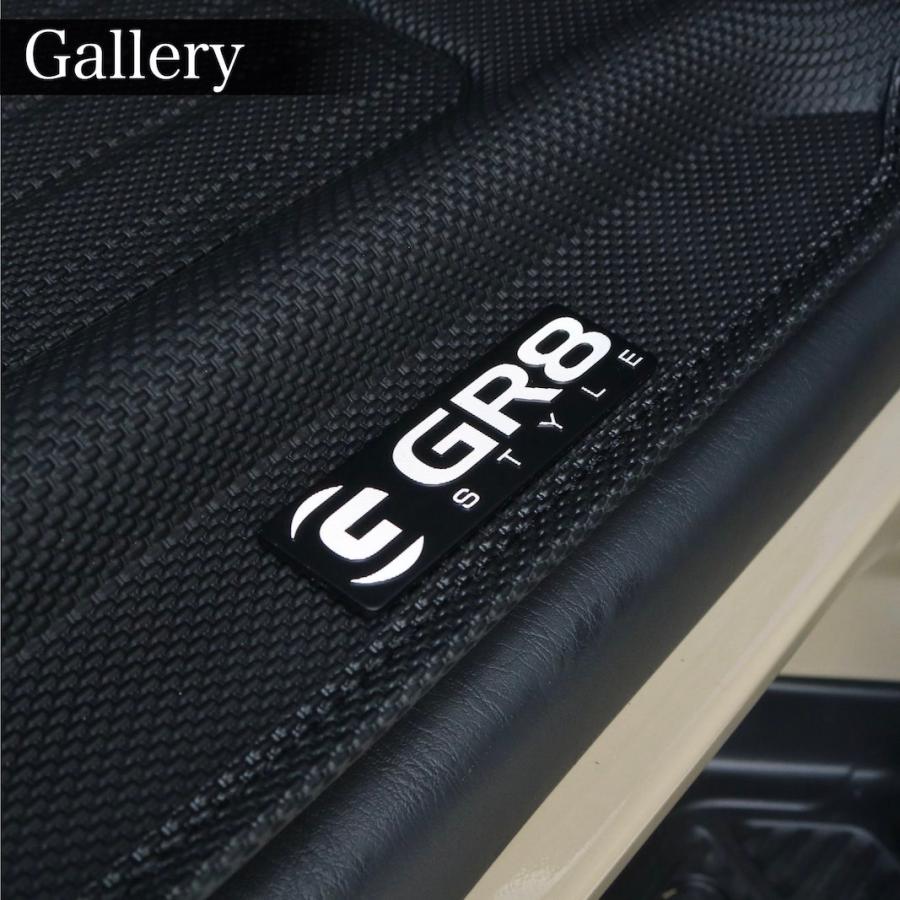 GR8】3Dフロアマット フロント リア セット 標準用 ハイエース 新型 9 