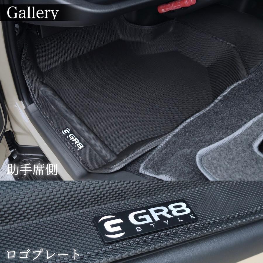 GR8】3Dフロアマット フロント3ピース 標準用 ハイエース 9型 取付可