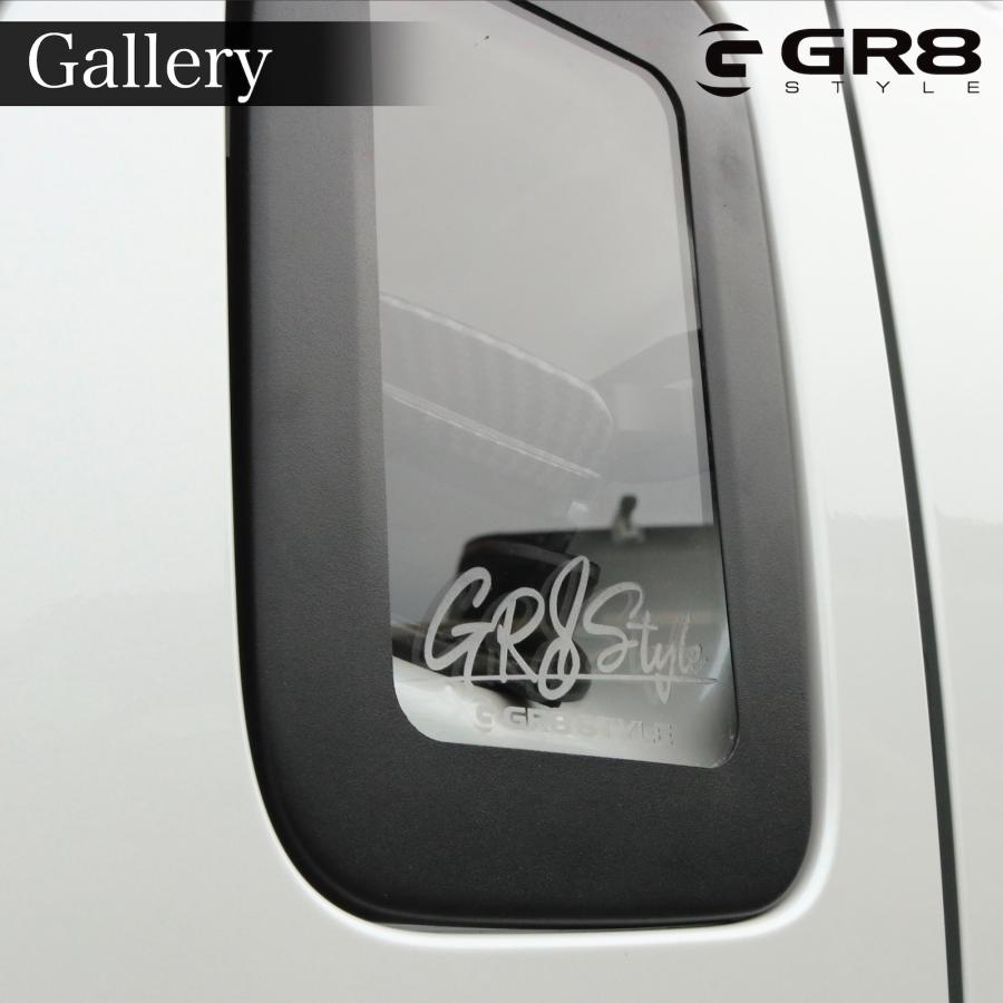 GR8 】ガラスフューエルリッドカバー ハイエース カスタムパーツ 200系