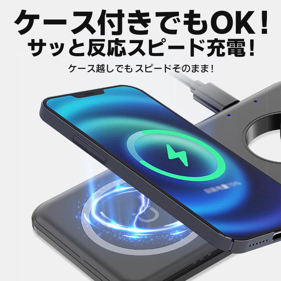ワイヤレス充電器 magsafe 充電器 マグセーフ マグネット 磁石