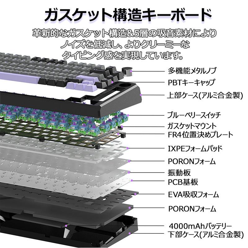 MageGee Captain75 ワイヤレスメカニカルキーボード ワイヤレス
