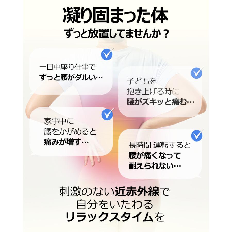 Cirius シリアス 近赤外線 ポータブルLED温熱ベルトPRO 大きめ USB