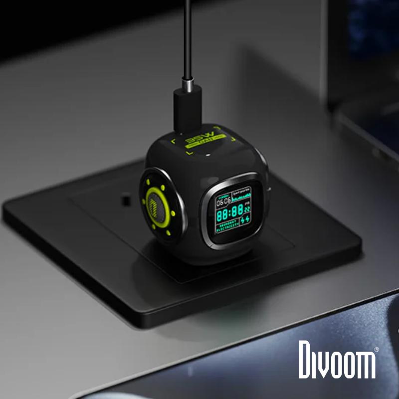 Divoom Dipow 35W 急速充電器 ディスプレイ付き アダプター PD USB-C