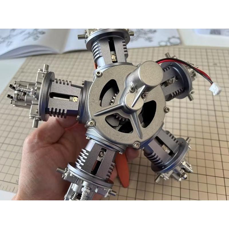エンジン おもちゃ 星形5気筒 エンジン模型 組立キット飛行機 エンジン おもちゃ 星形5気筒 エンジン模型 組立キット飛行機