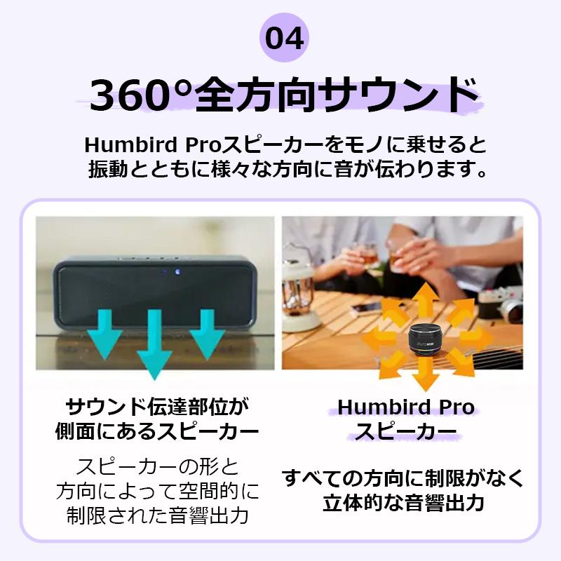 Humbird Proスピーカー どこでもスピーカー Bluetooth 高音質 車