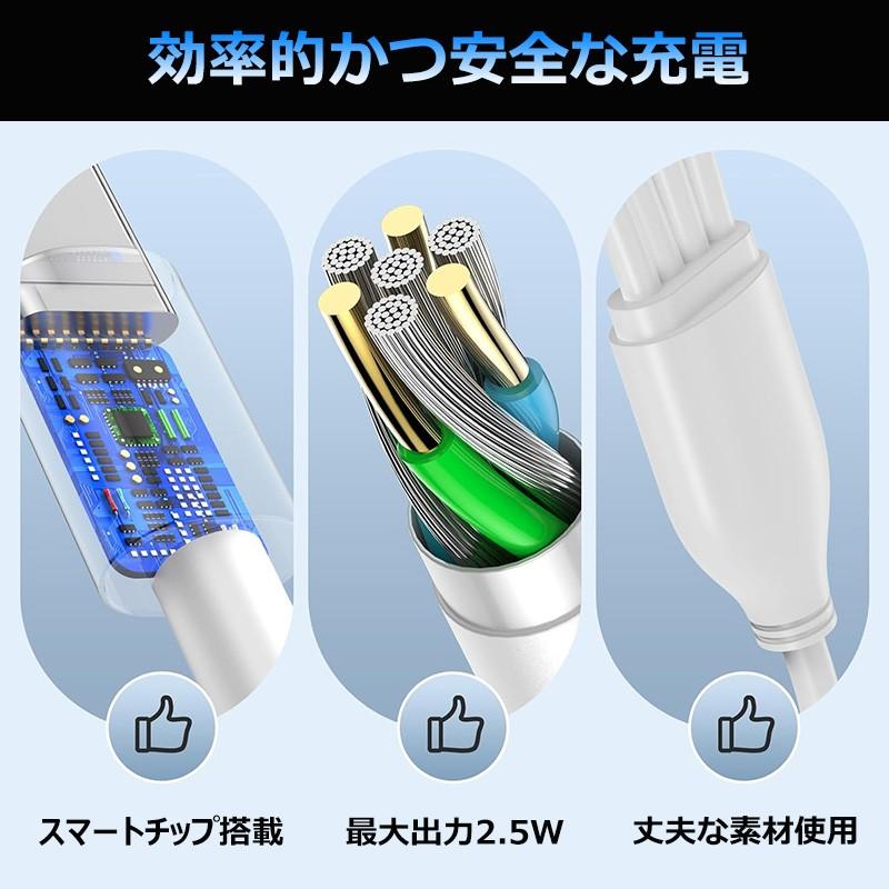 CHAFON 4in2マルチ充電ケーブル 1.2m ワイヤレス AK005 USB C A to