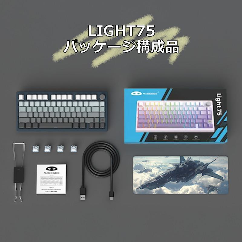 動作確認　iMacG5+iSightのモデルと付属品 DVDディスクとキーボード MageGee LIGHT75 ワイヤレスメカニカルキーボード ワイヤレス