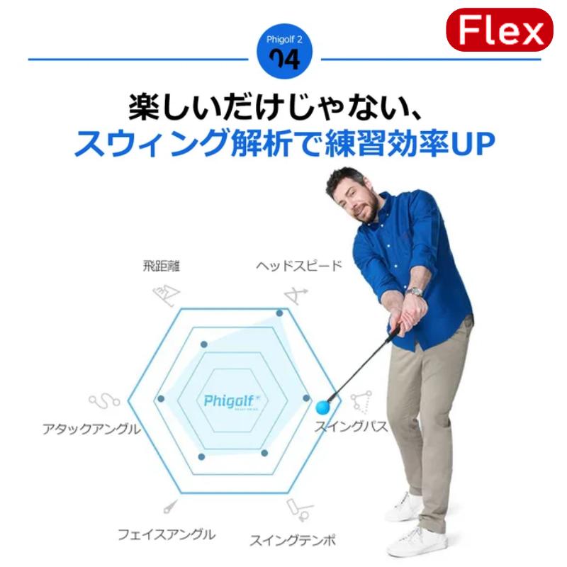 ファイゴルフ phigolf2 flex ゴルフ練習機 シミュレーター ゴルフ