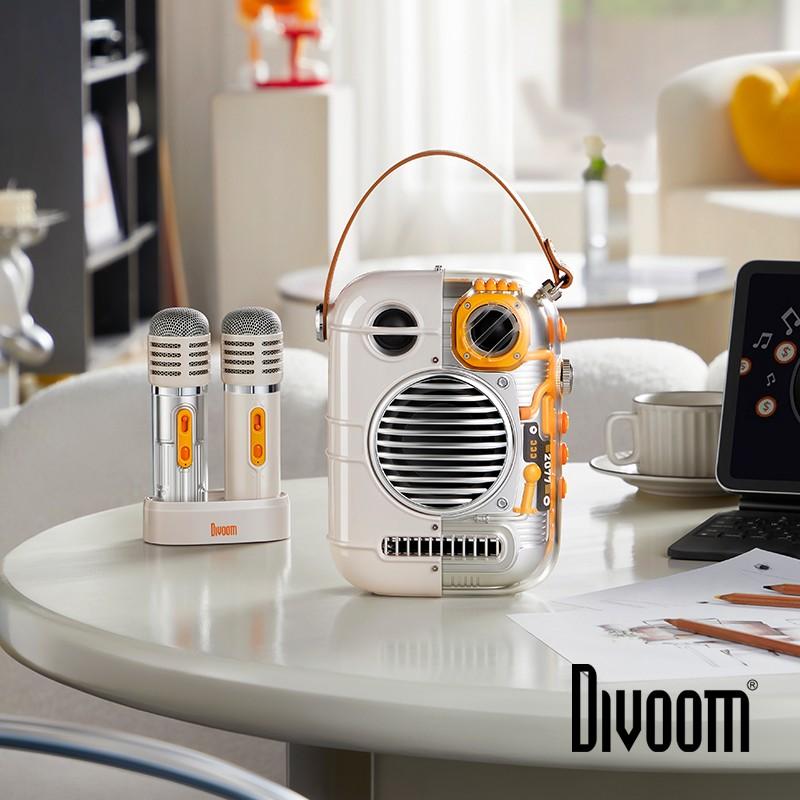 Divoom Spark Pro ポータブルカラオケ デュアル マイク パーティー